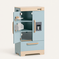 Houten speelkeuken complete set voor kinderen blauw Montessori & Speelgoed