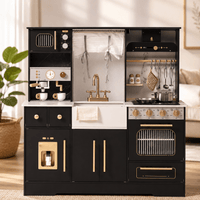 Houten speelkeuken voor kinderen met gootsteenset Montessori & Speelgoed