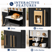 Houten speelkeuken voor kinderen met gootsteenset Montessori & Speelgoed