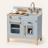 Houten speelkeuken voor kinderen met licht en geluid Montessori & Speelgoed