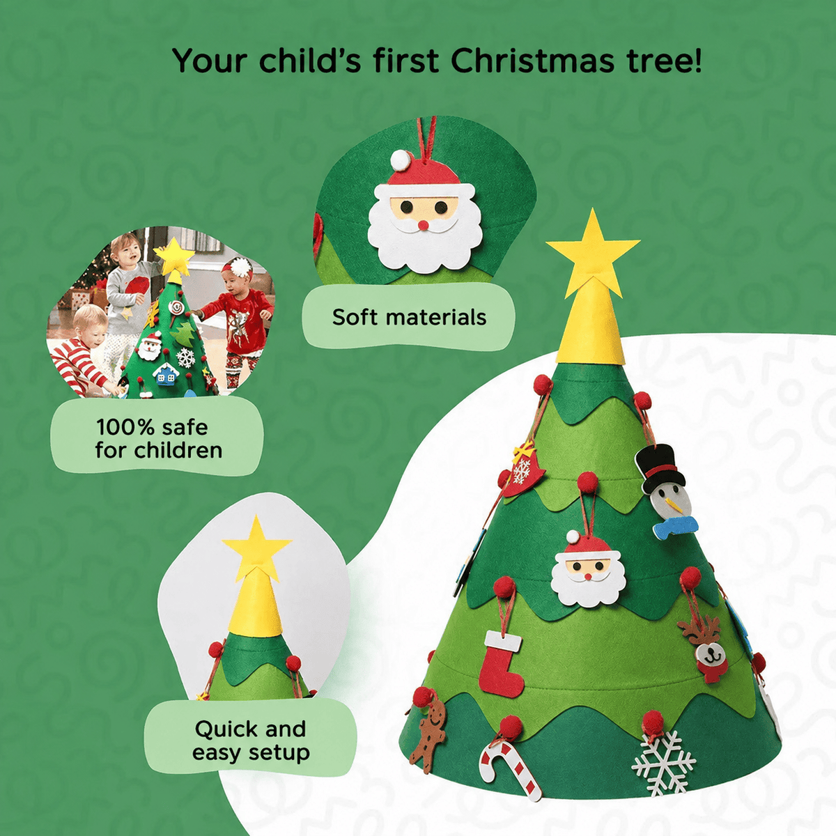 Montessori 360° kerstboom Montessori & Speelgoed