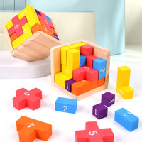 Montessori 3D-kubuspuzzel Montessori & Speelgoed