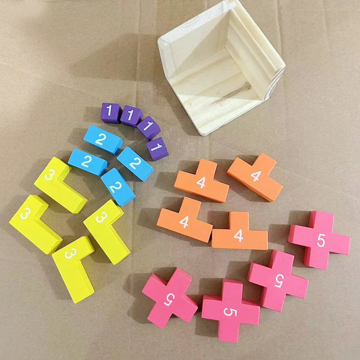 Montessori 3D-kubuspuzzel Montessori & Speelgoed