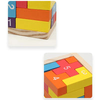 Montessori 3D-kubuspuzzel Montessori & Speelgoed