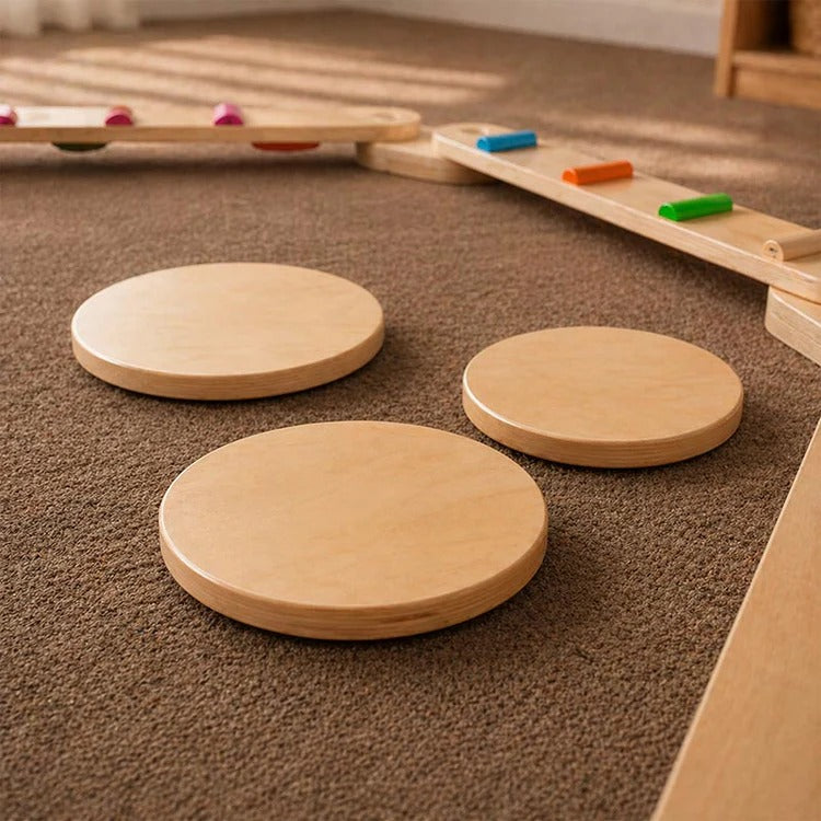 Montessori balanceerbalken en stenen Montessori & Speelgoed