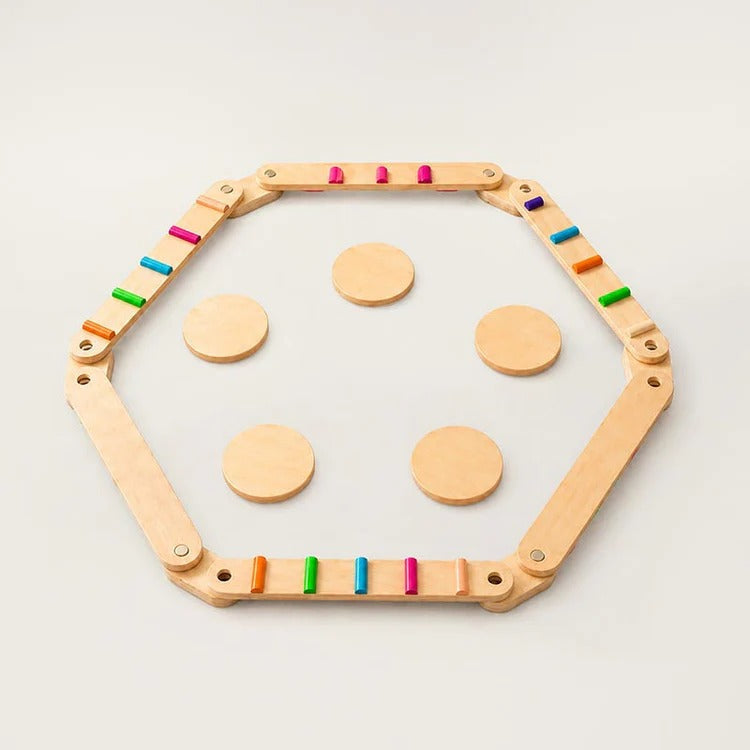 Montessori balanceerbalken en stenen Montessori & Speelgoed