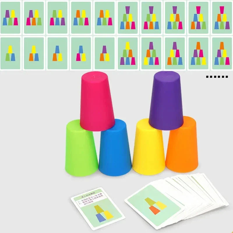 Montessori bekersorteerspel Montessori & Speelgoed