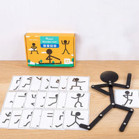 Montessori beweegbaar houten figuur Montessori & Speelgoed
