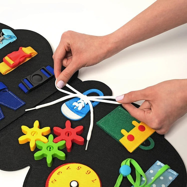Montessori dinosaurus activiteitenbord Montessori & Speelgoed