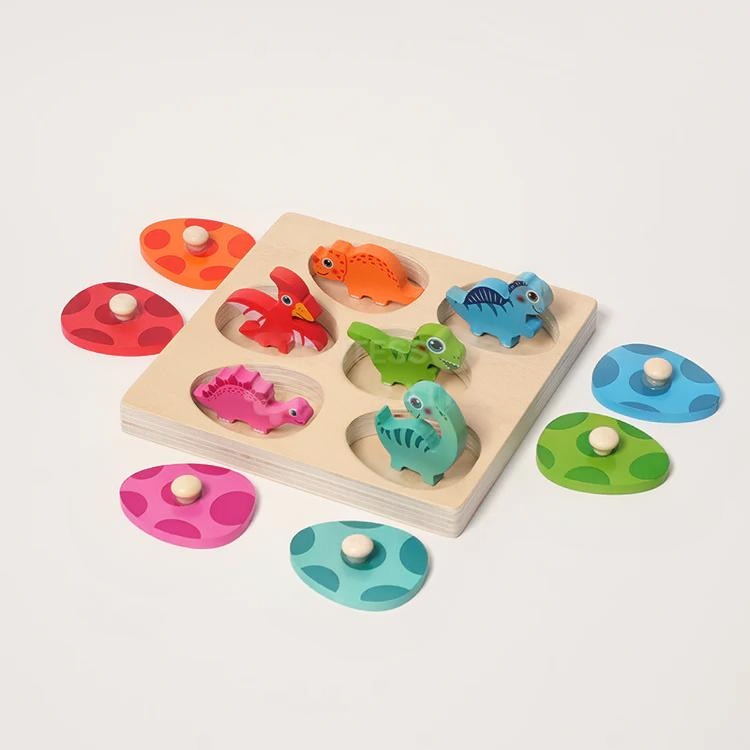 Montessori dinosaurus-uitbroedpuzzel Montessori & Speelgoed