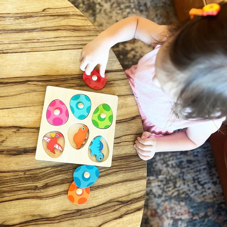 Montessori dinosaurus-uitbroedpuzzel Montessori & Speelgoed