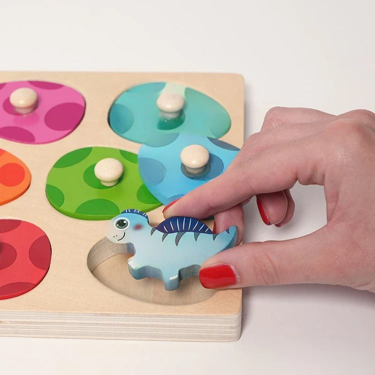 Montessori dinosaurus-uitbroedpuzzel Montessori & Speelgoed