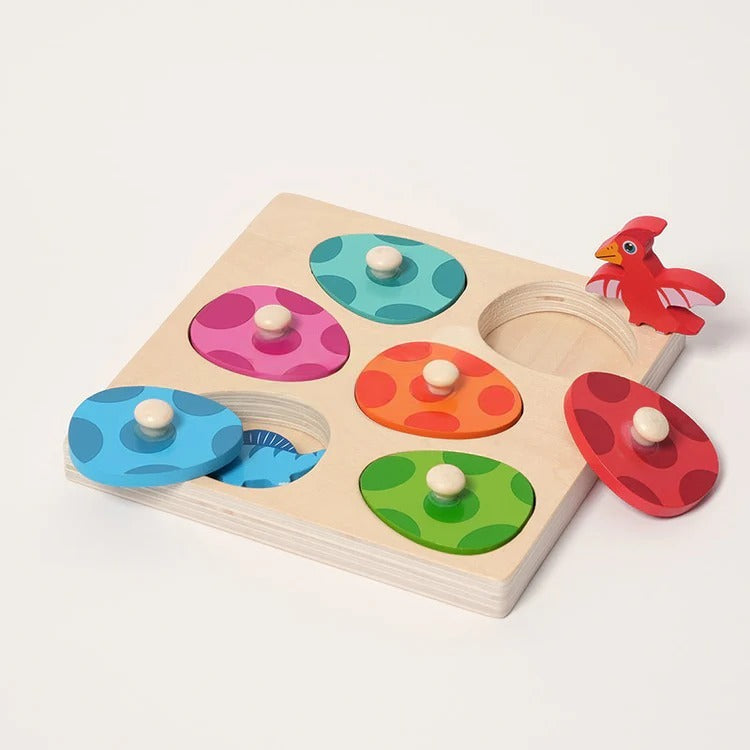 Montessori dinosaurus-uitbroedpuzzel Montessori & Speelgoed