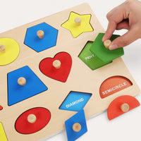 Montessori geometrische vormen- en kleurenpuzzel Montessori & Speelgoed