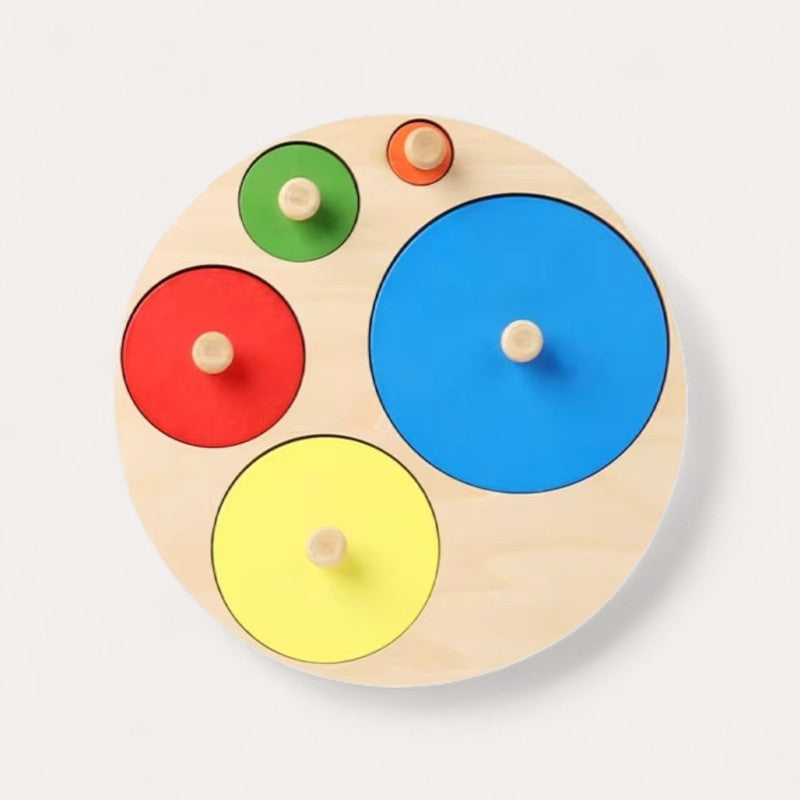 Montessori geometrische vormen- en kleurenpuzzel Montessori & Speelgoed