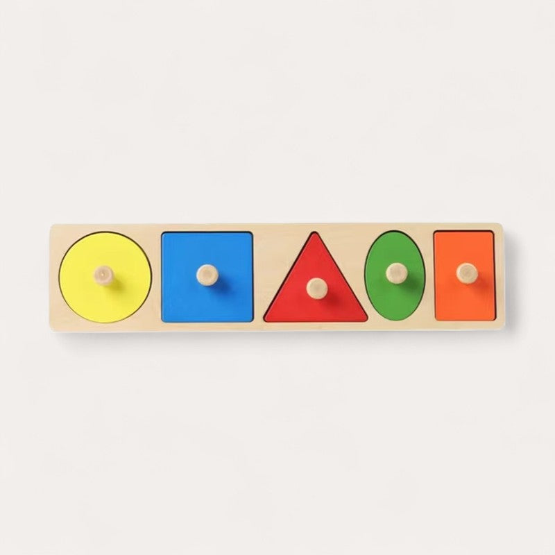 Montessori geometrische vormen- en kleurenpuzzel Montessori & Speelgoed