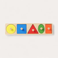 Montessori geometrische vormen- en kleurenpuzzel Montessori & Speelgoed