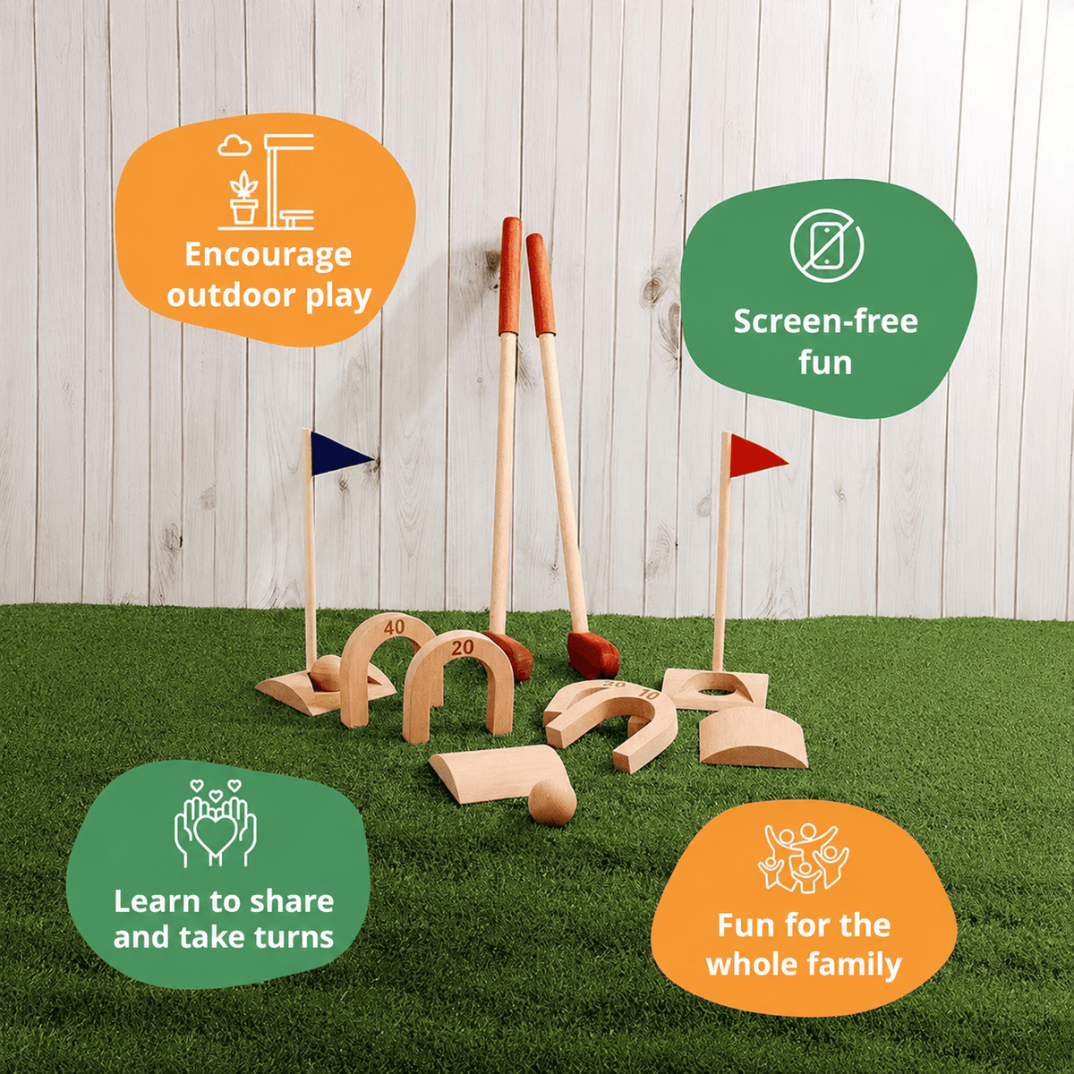 Montessori golfset Montessori & Speelgoed