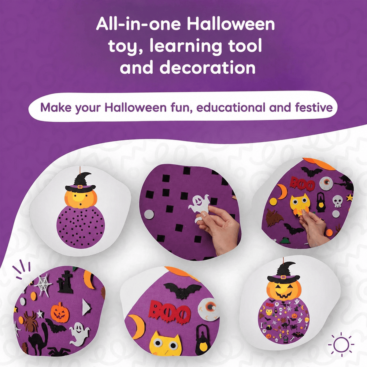 Montessori halloweenpompoen Montessori & Speelgoed