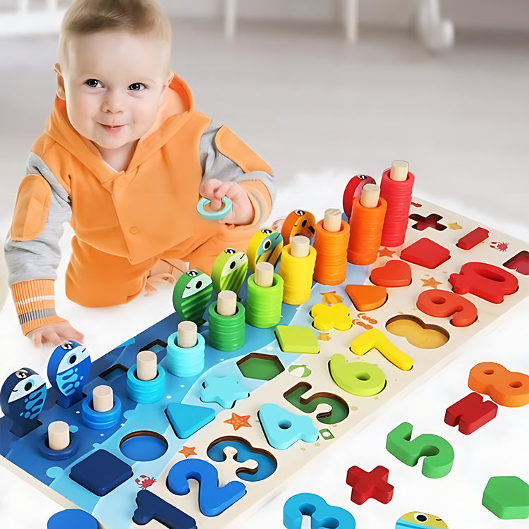 Montessori hengel- en vormenspel Montessori & Speelgoed