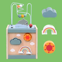 Montessori houten activiteitenkubus Montessori & Speelgoed