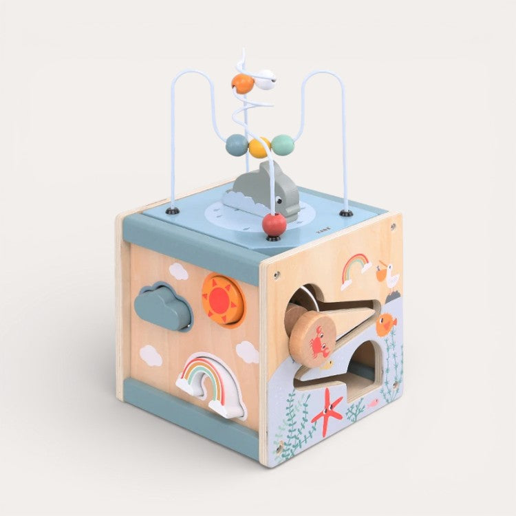 Montessori houten activiteitenkubus Montessori & Speelgoed