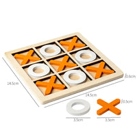 Montessori houten boter-kaas-en-eieren spel Montessori & Speelgoed