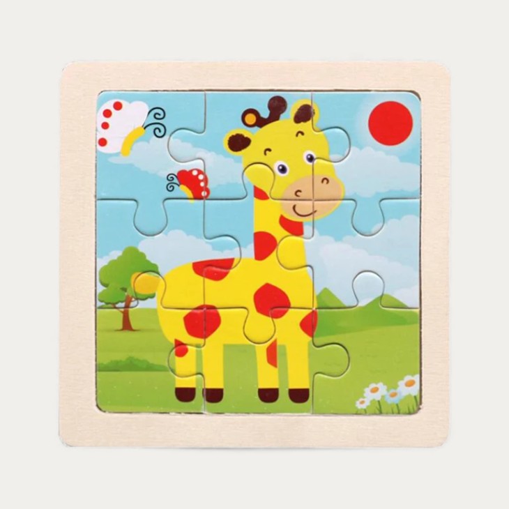 Montessori houten dierenpuzzel Montessori & Speelgoed