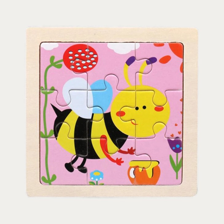 Montessori houten dierenpuzzel Montessori & Speelgoed