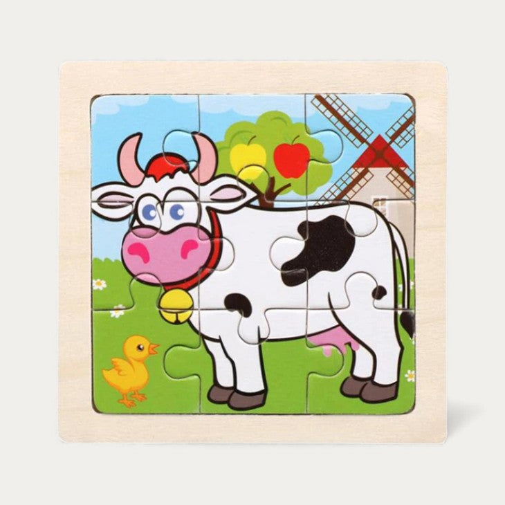 Montessori houten dierenpuzzel Montessori & Speelgoed