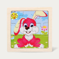 Montessori houten dierenpuzzel Montessori & Speelgoed