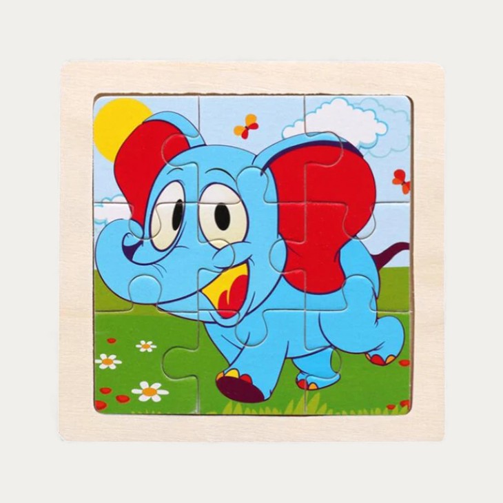 Montessori houten dierenpuzzel Montessori & Speelgoed