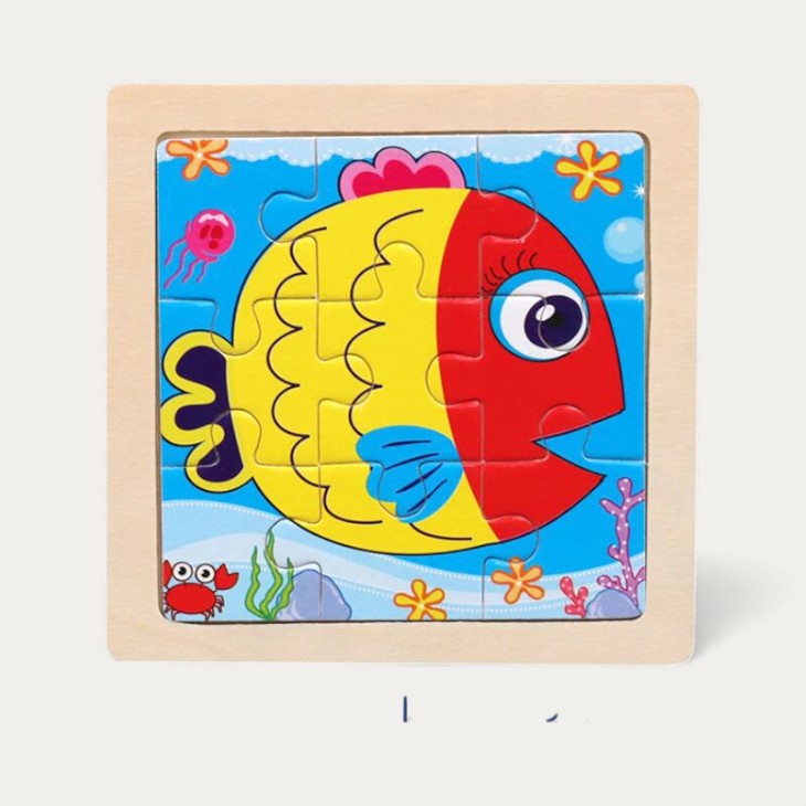 Montessori houten dierenpuzzel Montessori & Speelgoed