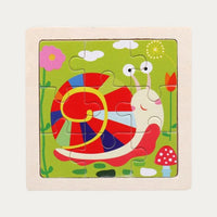 Montessori houten dierenpuzzel Montessori & Speelgoed