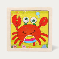 Montessori houten dierenpuzzel Montessori & Speelgoed