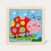 Montessori houten dierenpuzzel Montessori & Speelgoed