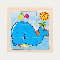 Montessori houten dierenpuzzel Montessori & Speelgoed