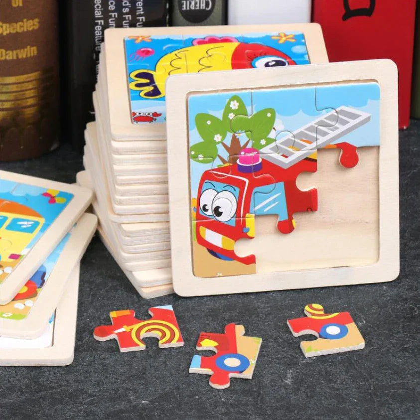 Montessori houten dierenpuzzel Montessori & Speelgoed
