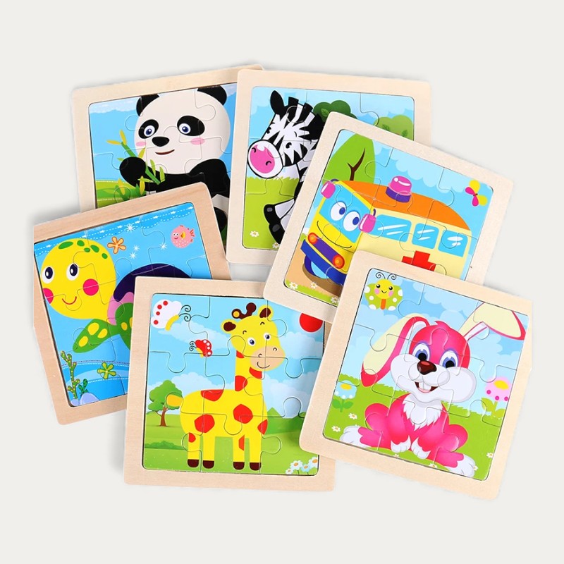 Montessori houten dierenpuzzel Montessori & Speelgoed