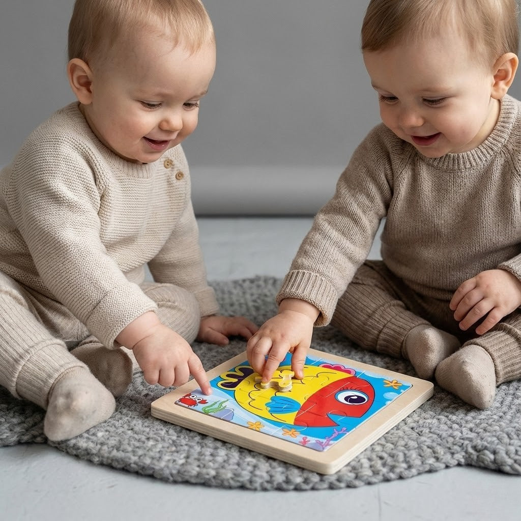 Montessori houten dierenpuzzel Montessori & Speelgoed