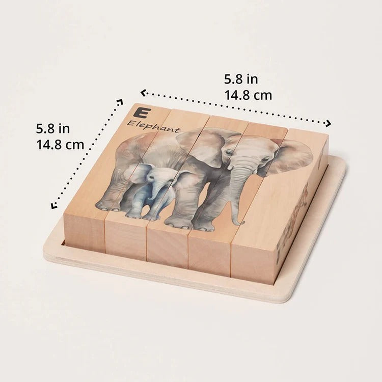 Montessori houten dierenpuzzels Montessori & Speelgoed