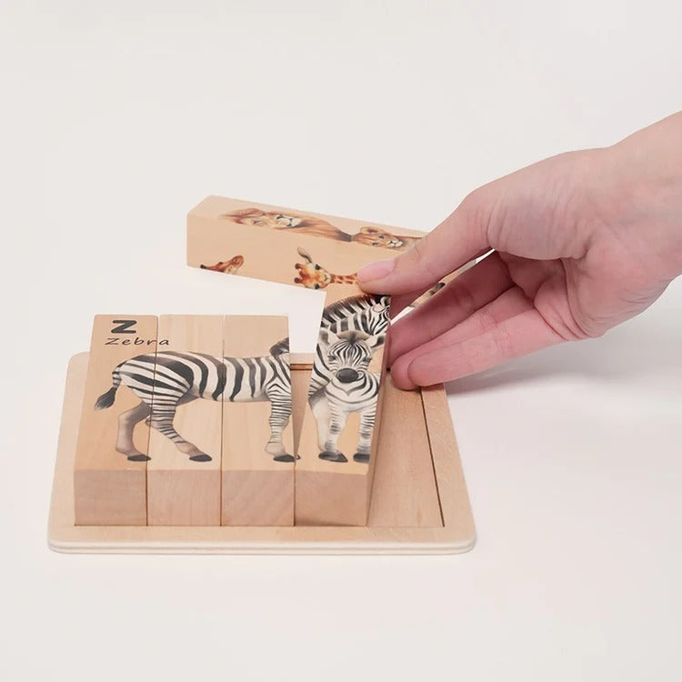 Montessori houten dierenpuzzels Montessori & Speelgoed