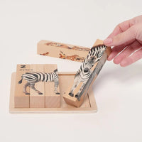 Montessori houten dierenpuzzels Montessori & Speelgoed