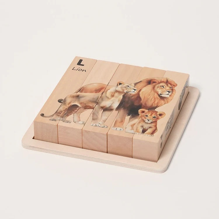 Montessori houten dierenpuzzels Montessori & Speelgoed