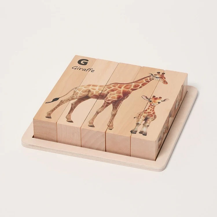 Montessori houten dierenpuzzels Montessori & Speelgoed