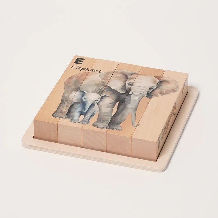 Montessori houten dierenpuzzels Montessori & Speelgoed