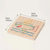 Montessori houten geometrisch activiteitenbord Montessori & Speelgoed