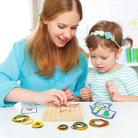 Montessori houten geometrisch activiteitenbord Montessori & Speelgoed