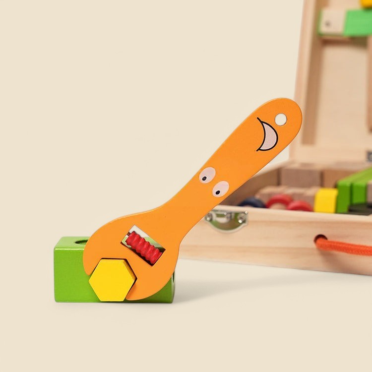 Montessori houten gereedschapskist Montessori & Speelgoed