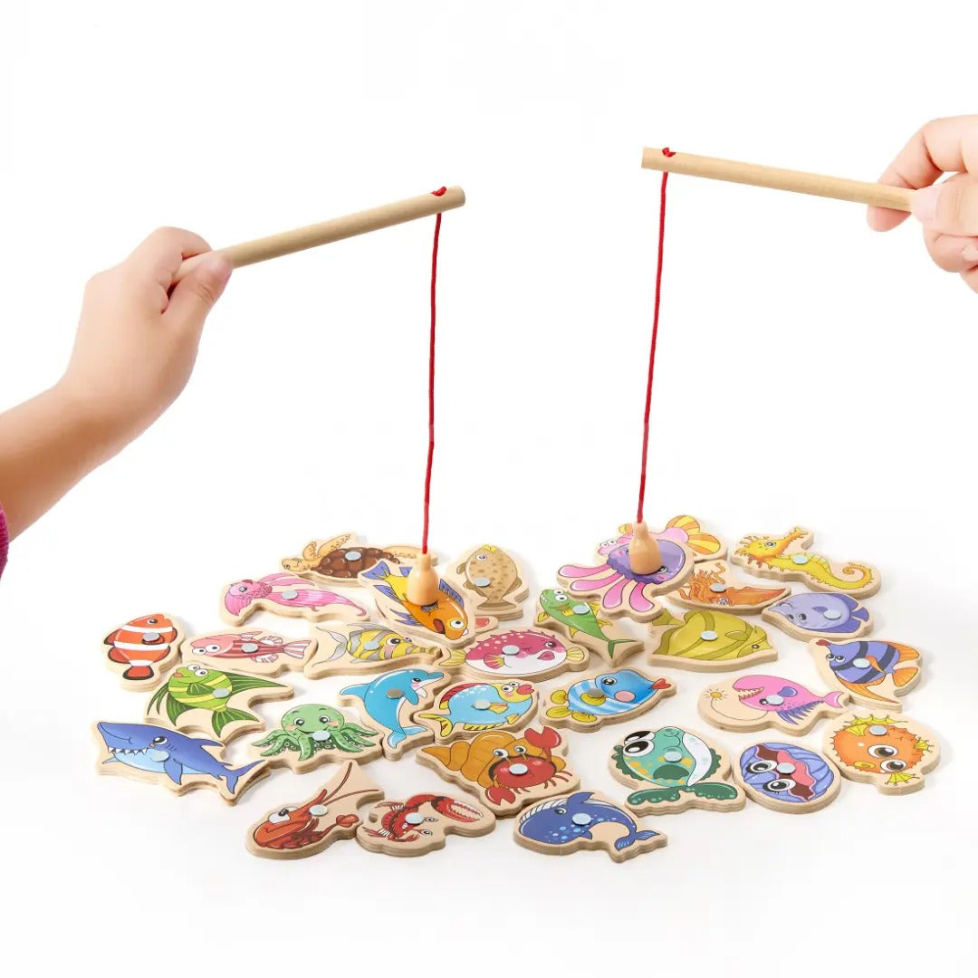 Montessori houten hengelspel Montessori & Speelgoed